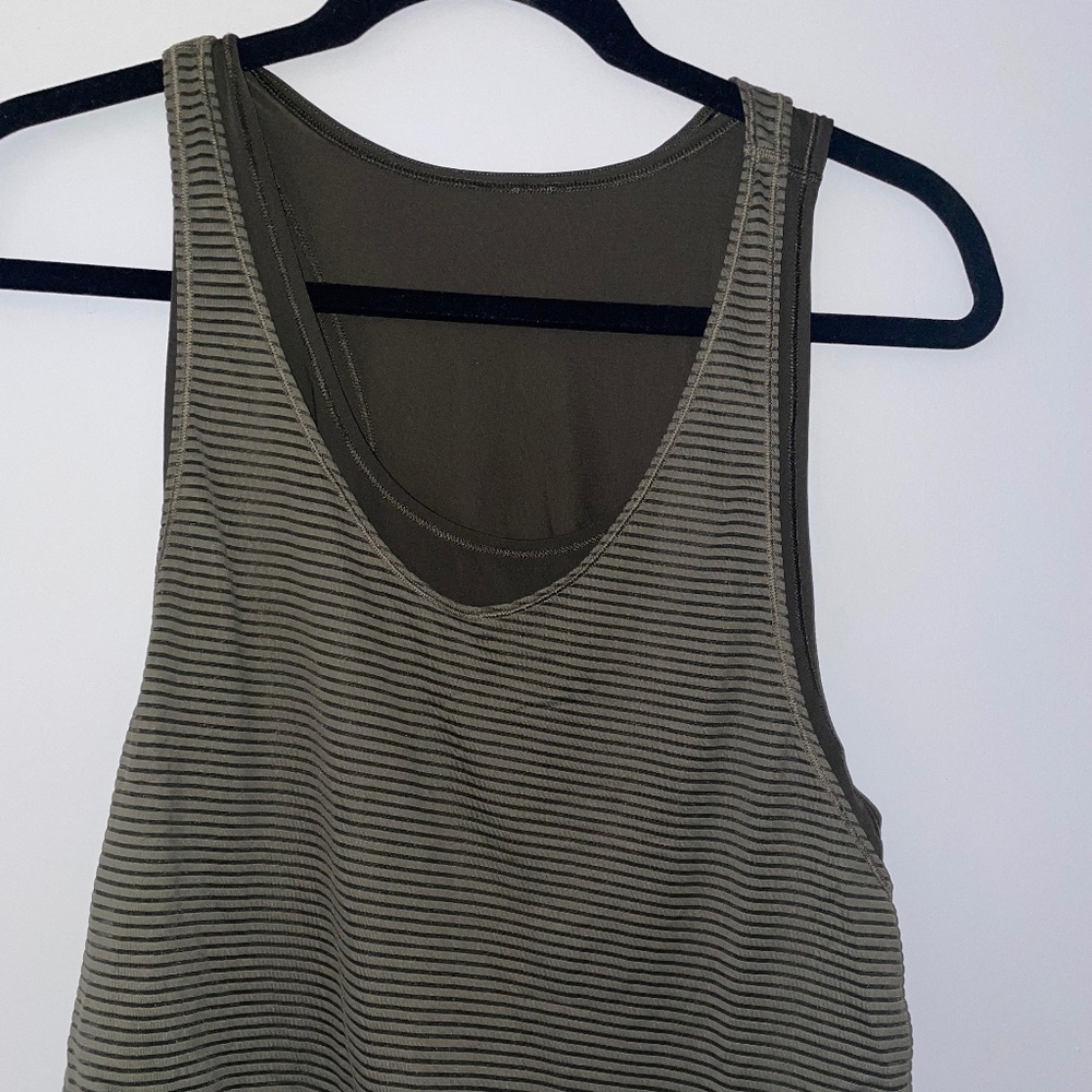 Olive Green Lululemon Tank